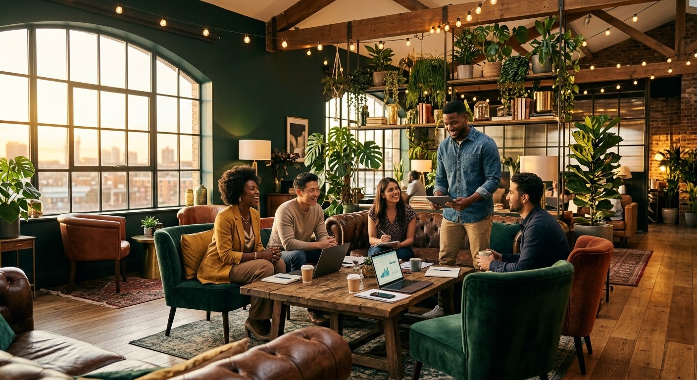 Entrepreneurs connecting in the DreamFlyte community